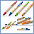 Wholesale Eco friendly pen ,recycled paper pen with stylus and custom logo